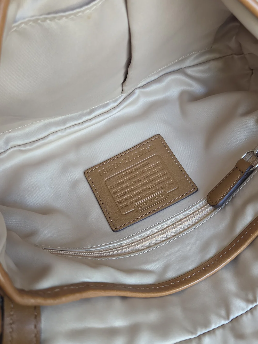 Vintage Coach Mini Soho Signature Flap Bag